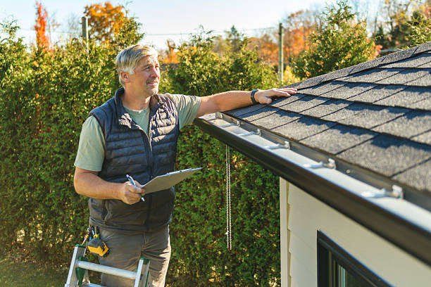 Professional Roofing technician working in Tilton, NH